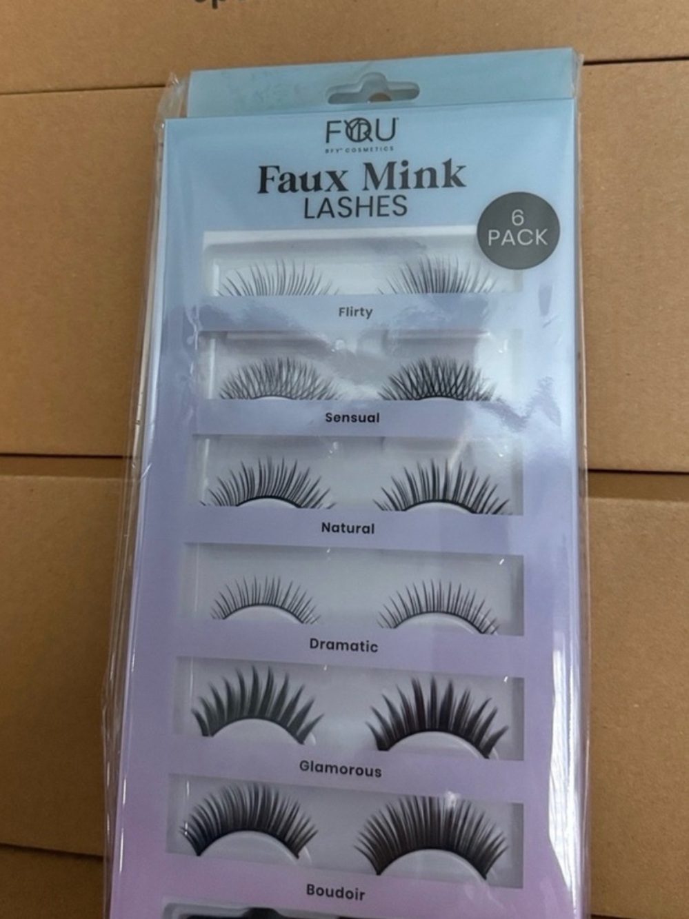 2 Packs of FYU Faux Mink Lashes -$20 in Retail!!